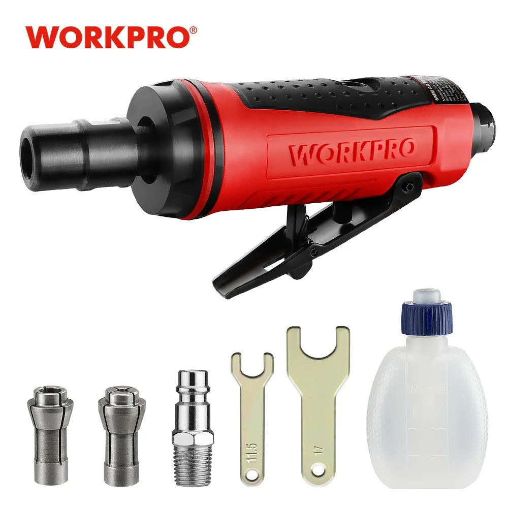 WORKPRO Air Die Grinder, 1/4-Inch Pneumatic Straight Die Grinder