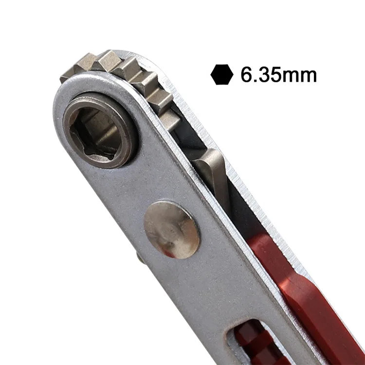 1pc Mini Ratchet Wrench 1/4"(6.35mm)